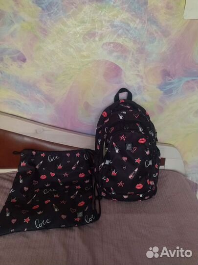 Рюкзак школьный+мешок для обуви Like me