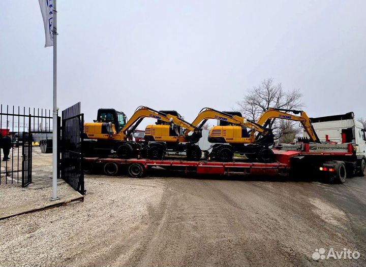 Колёсный экскаватор XCMG XE60WD, 2024