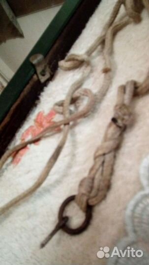 Старинное толстое настенное Зеркало