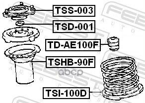 Отбойник амортизатора перед прав/лев tdae100F