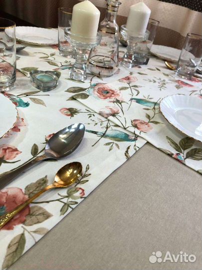 Скатерти, текстиль для кухни, столовые комплекты