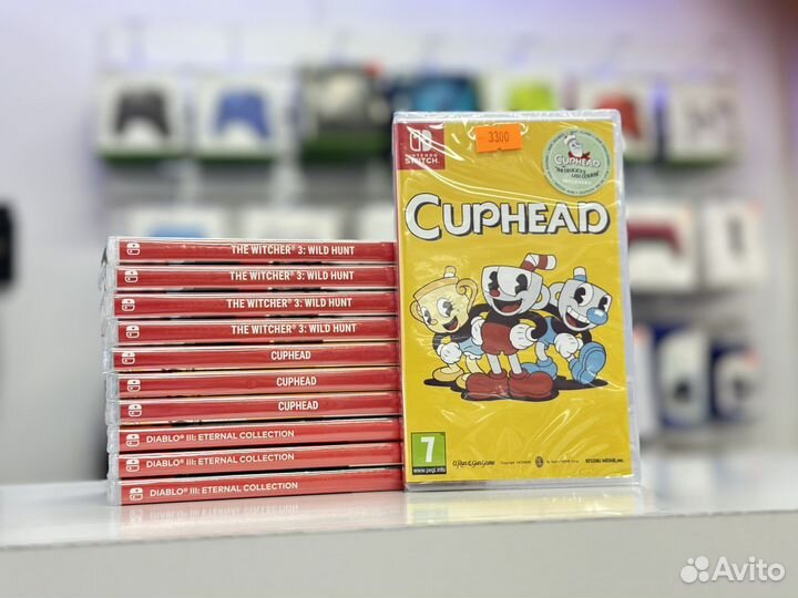 Cuphead nintendo switch новый катридж