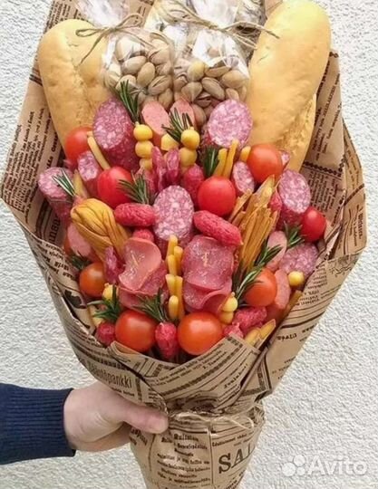 Мясной букет на 23 и 14 февраля. Доставка