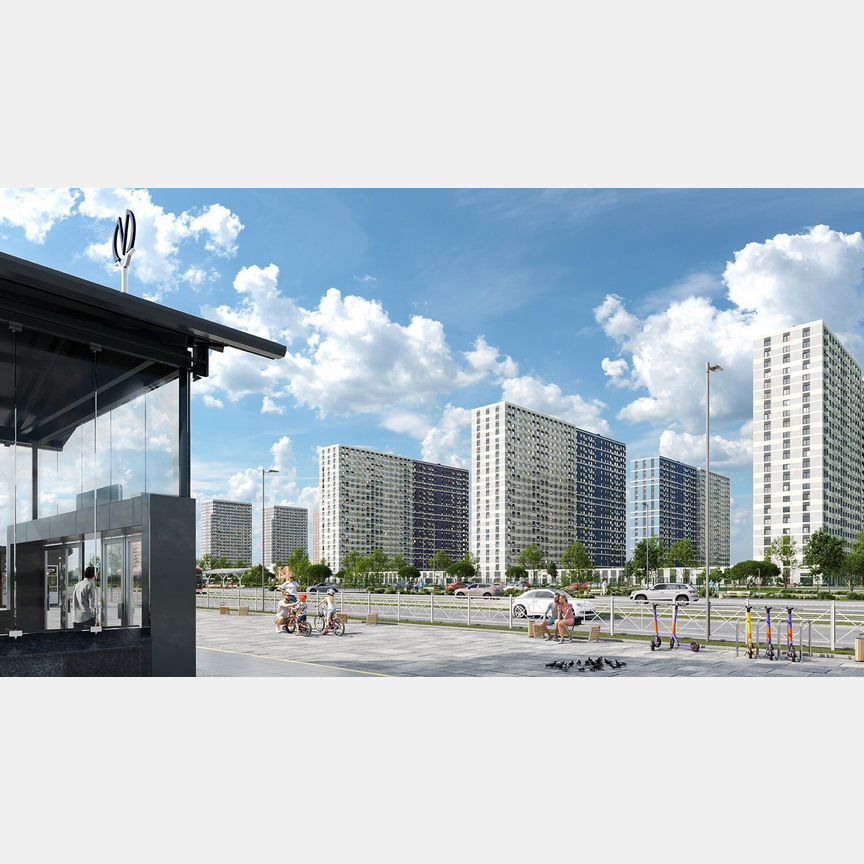 Квартира-студия, 21,8 м², 20/23 эт.