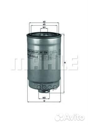 Фильтр топливный knecht/mahle KC 226 KC 226 Mah