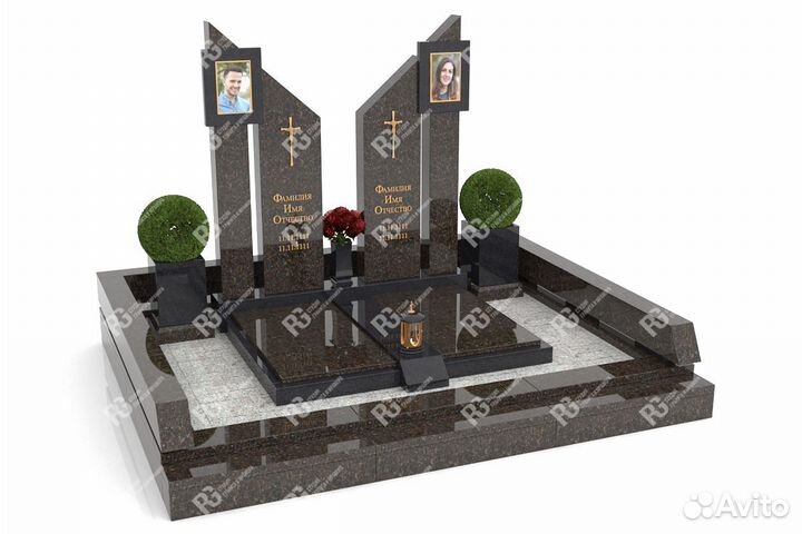 Памятники из натурального камня на могилу
