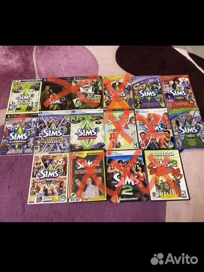 Компьютерные диски Sims Bratz Winx Barbie