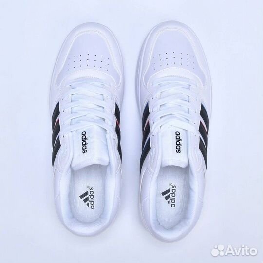 Кроссовки Adidas Hoops мужские белые