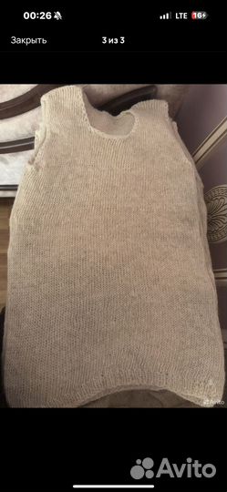 Майки мужские шерстяные.100% шерсть