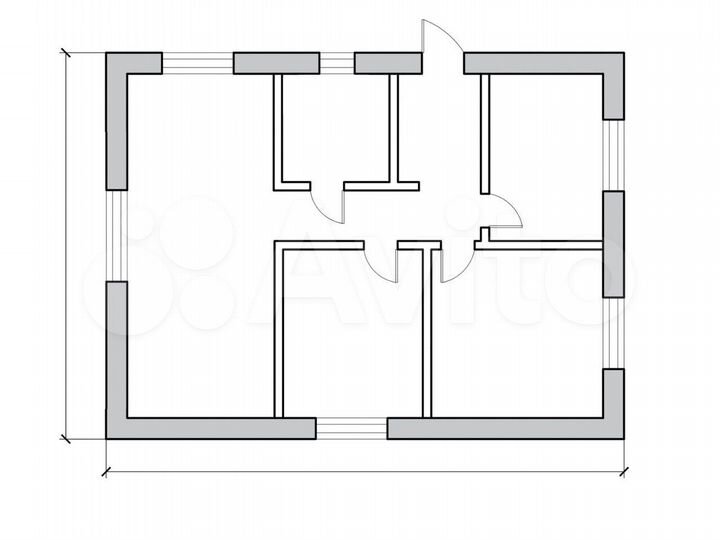 Дом 81 м² на участке 7,3 сот.