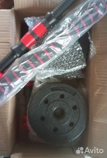 Гантели разборные + штанга новые