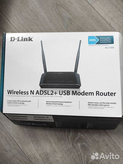 Роутер D-link DSL-2750U