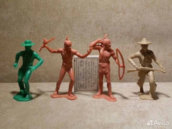 Солдатики индейцы ковбои OLiver Comansi Tim-Mee