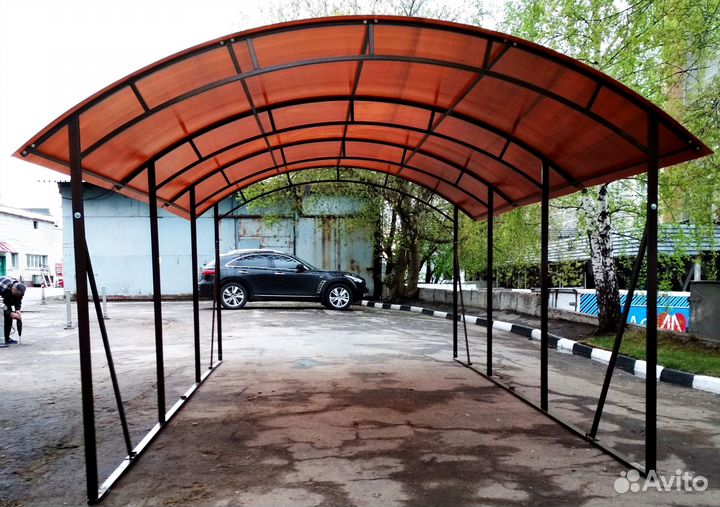 Навec прaктичный из поликарбоната 3,60 x 6,00м