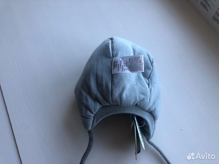 Тёплая новая шапочка для новорождённого