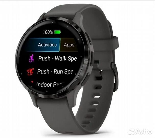 Умные часы Garmin Venu 3S, черный/темно-серый