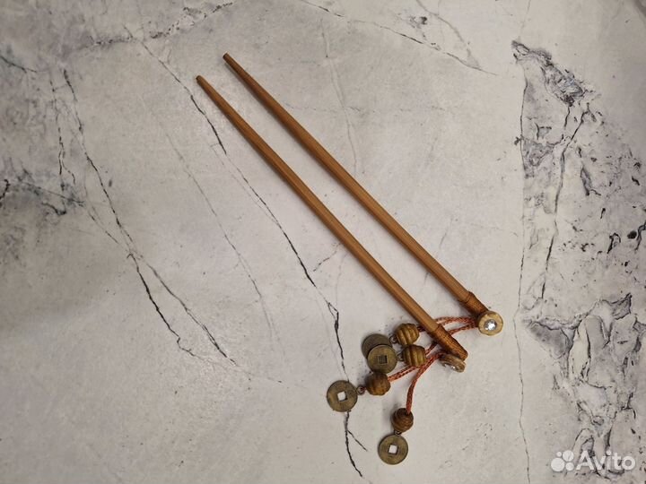 Палочки для волос. Заколка