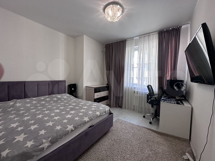 2-к. квартира, 57,3 м², 3/4 эт.