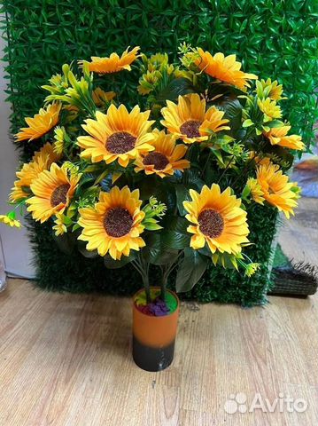 Искусственные цветы букеты