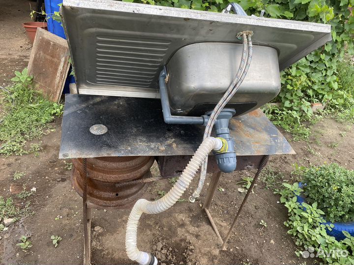 Мойка металлическая б/у