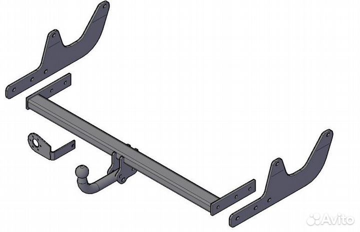 Фаркоп ваз LADA Largus cross /Лада Ларгус Кросс