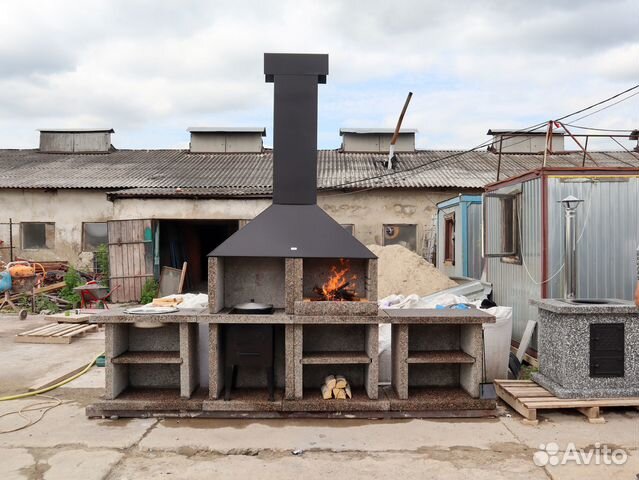 Модульная печь барбекю