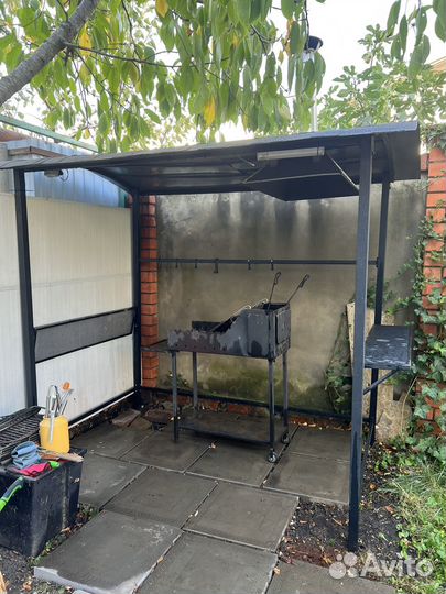 Беседка с мангалом