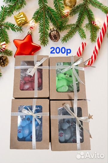 Сувенирное мыло ручной работы. В наличии