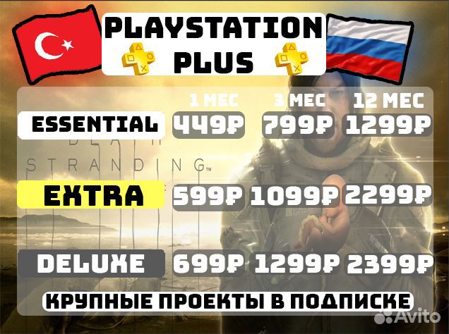 Ps plus extra 12 месяцев