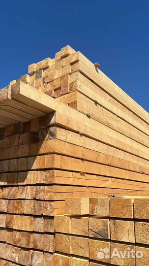 Брус обрезной 150х150х6000 мм