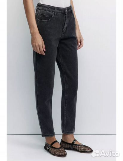 Новые Джинсы Befree mom fit с флисовым утеплением