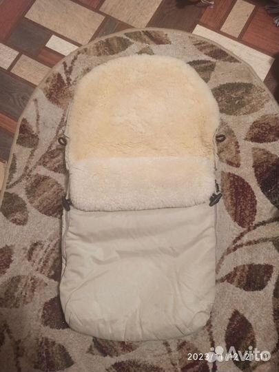 Зимний конверт на натуральной овчине Mansita