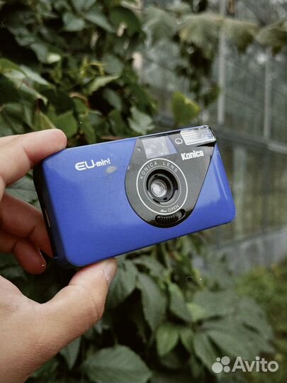 Konica EU mini пленочный 35мм фотоаппарат