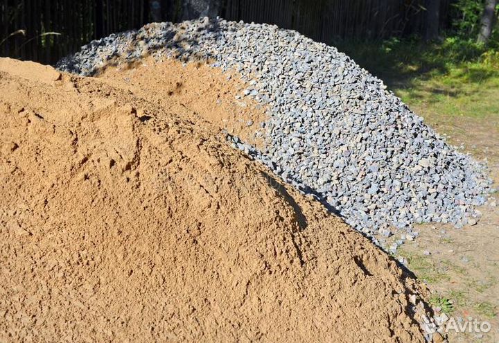 Щебень песок земля доставка