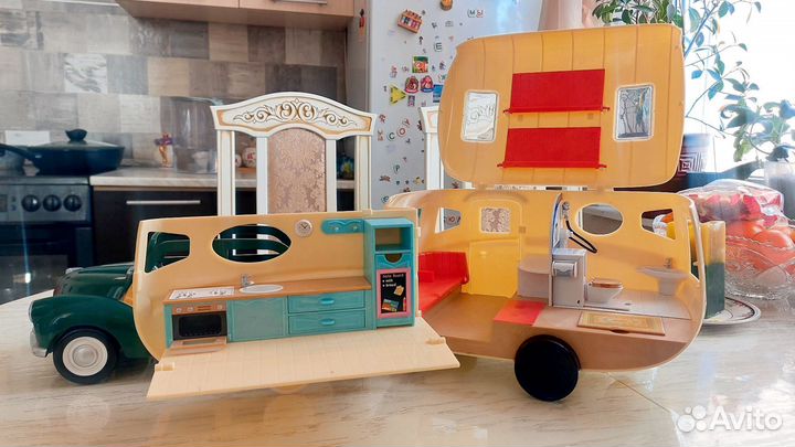 Sylvanian families автокемпер+машина