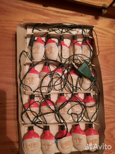 Новогодняя гирлянда СССР советские