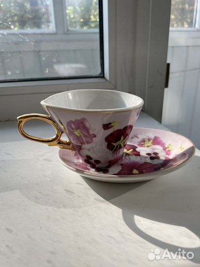 Чайная пара (чашка с блюдцем)