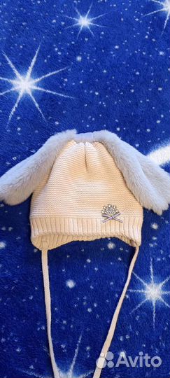 Шапка для новорожденной девочки