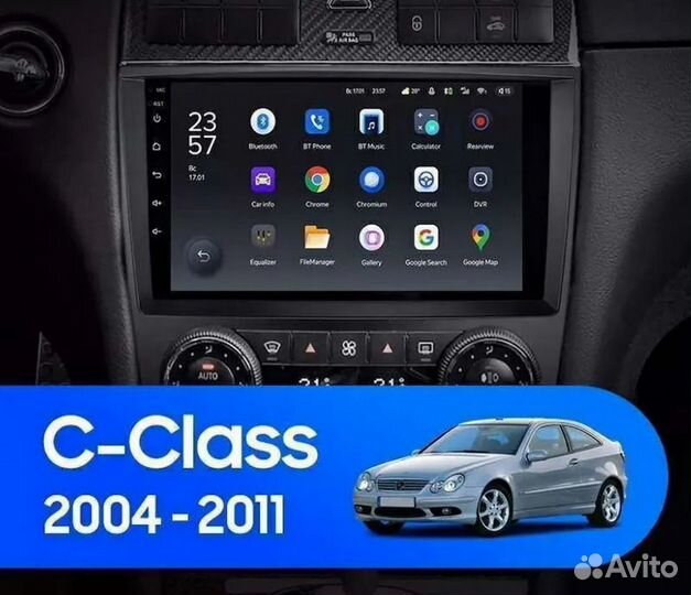 Магнитола Mercedes W203 (2004-2007) Android