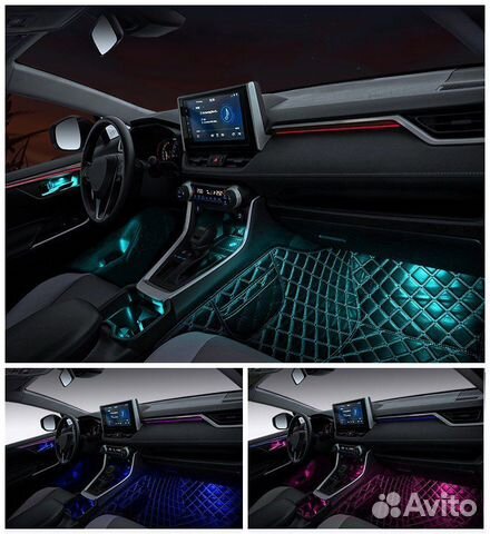 Подсветка салона Toyota RAV4