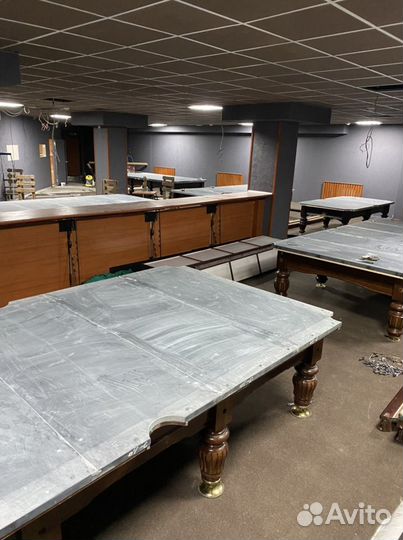 Сборка бильярдного стола.перетяжка бильярда