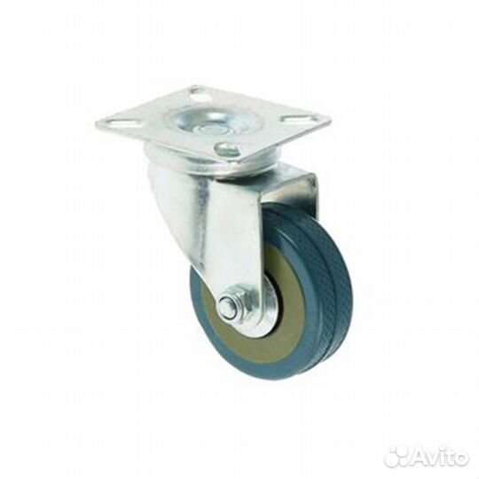 Колесо мебельное поворотное 50мм на площадке 4 шт