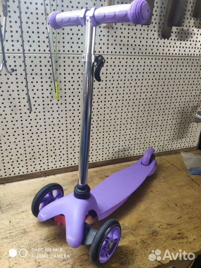 Самокат детский трехколесный бу