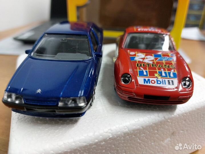 Модели Porsche 911 + Citroen Xantia 1:43