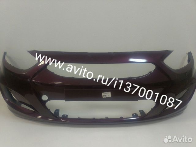 Бампер hyundai solaris