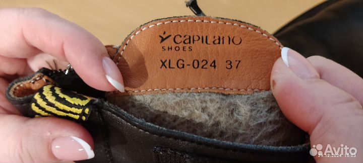 Ботинки женские зимние натуральная кожа 37