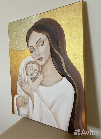 Картина новая с золотом 