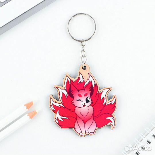 Брелок деревянный 