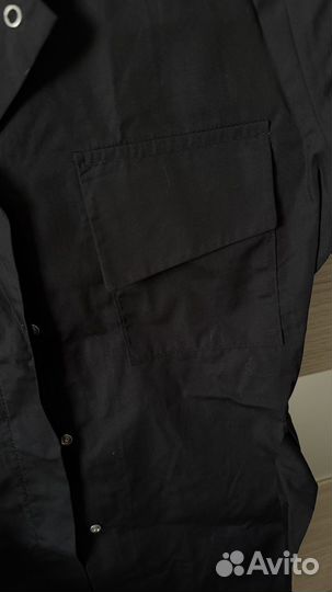 Медицинская рубашка черная