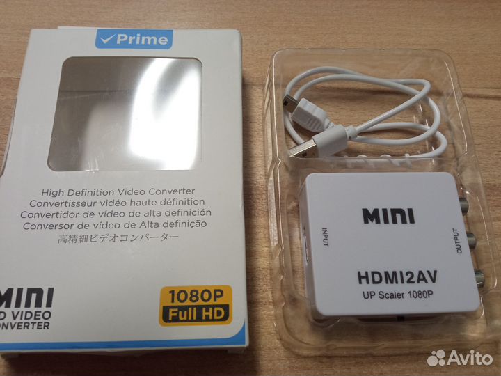 Адаптер конвертер сплиттер AV свитч